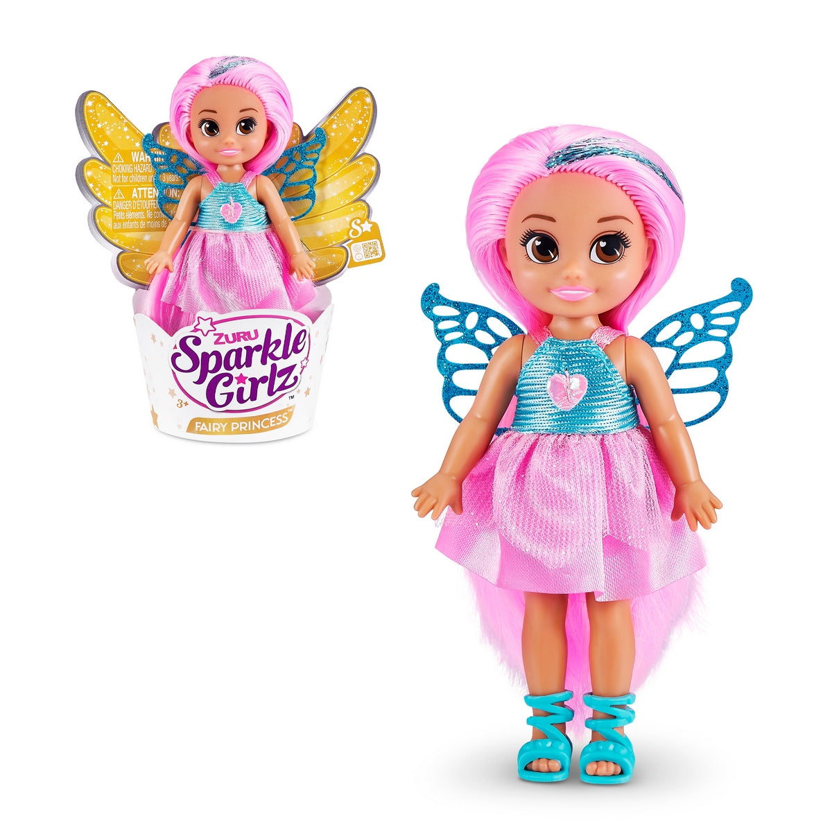 Muñeca 12 Cms Hada Sparkle Girlz De Zuru - Rosada Categoría: Muñecas Tipo producto: Muñecas